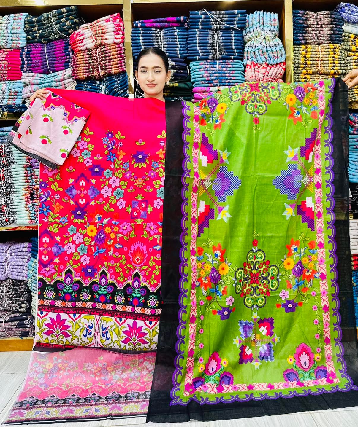Digital বিন হামিদ / COCO print salwar print kora