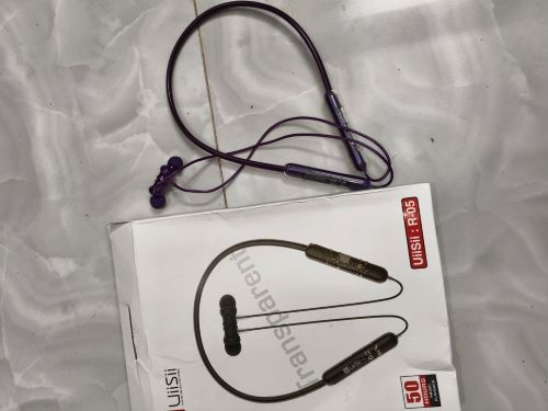 UiiSii R-05 Transparent Neckband with 50 Hours Music Playback