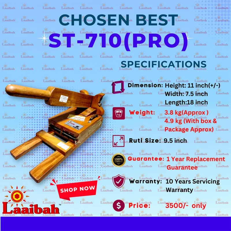 Laaibah Ruti Maker ST-710 Pro