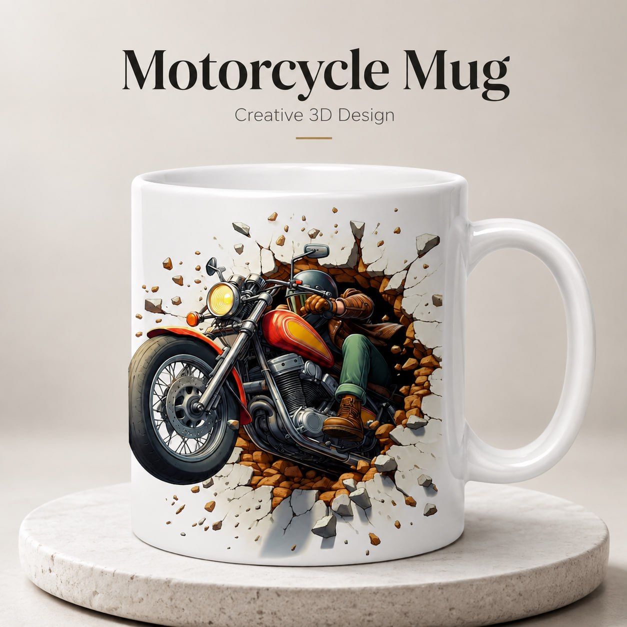 3D Fish In Water Design Ceramic Mug – Microwave & Dishwasher Safe Wraparound Coffee Mug with Protected Packaging 11-15 5268, 5267, 5266, 5265, 5264, 5263, 5262 , 4998, 5000, 4997, 4996, 4951, 4949, 4948, 4945, 4944, 4943, 4941